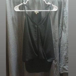 Black Lily White Top